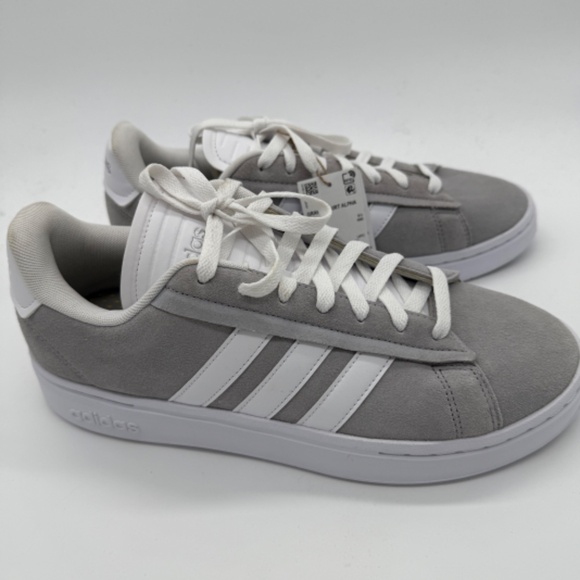 Adidas Grand Court Alpha Gray White Tennis Shoes Mens 11 Cloudfoam Comfort NWT main image 8